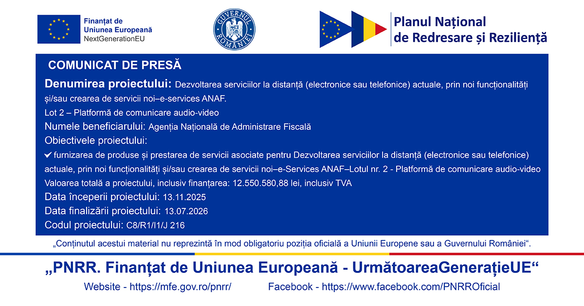 Anaf Program ANAF
